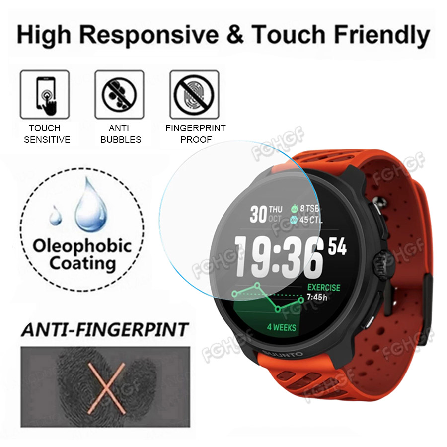 Smart Watch Accessories - Pelindung Film Pelindung Kaca Tempered untuk