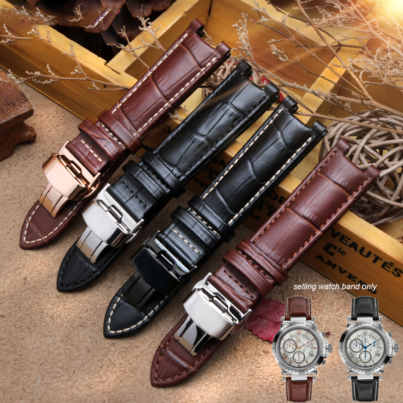 Smartwatch Guess - Gelang jam tangan kulit asli, untuk