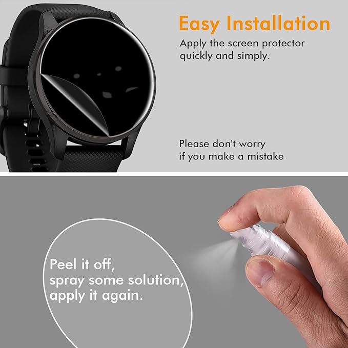 1-5 Buah Film Hidrogel Privasi - Garmin Smartwatch Accessories ulasan dan harga
