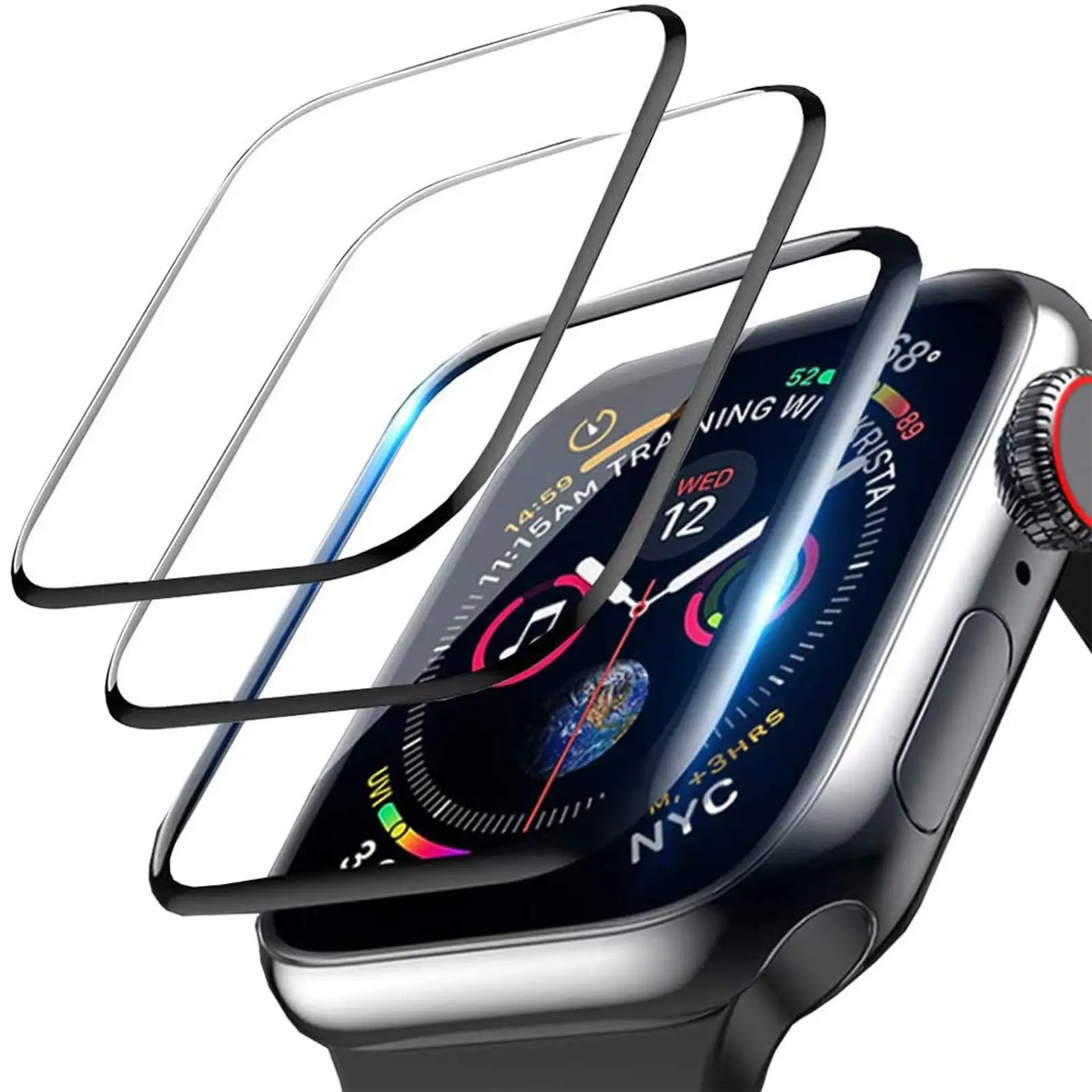 Kaca Tempered 3D untuk Apple W - Smart Watch Accessories ulasan dan harga