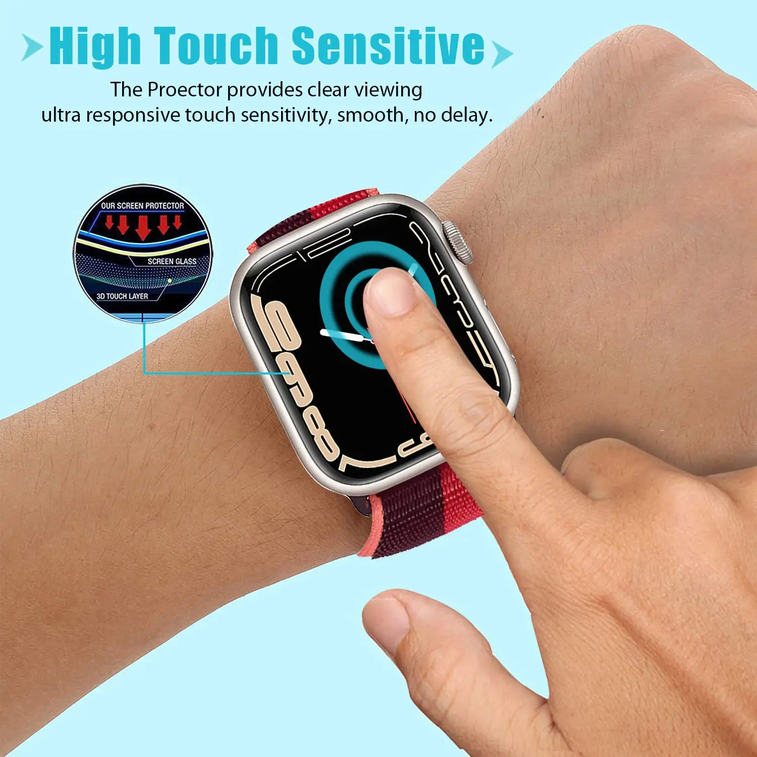 Kaca Tempered 3D untuk Apple W - Smart Watch Accessories ulasan dan harga
