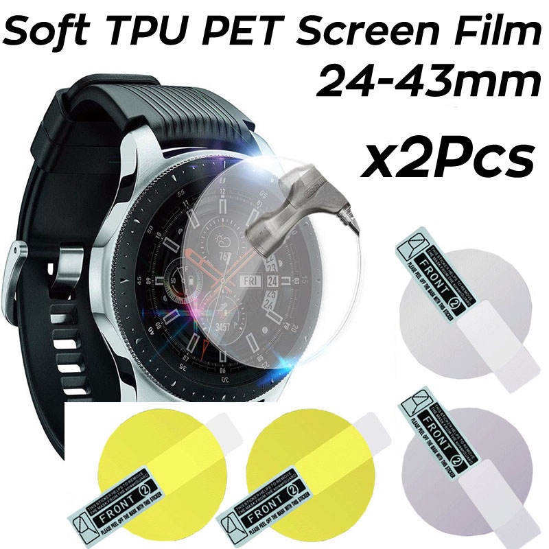 2 Buah Film Hidrogel Lembut Pe - Smart Watch Accessories ulasan dan harga