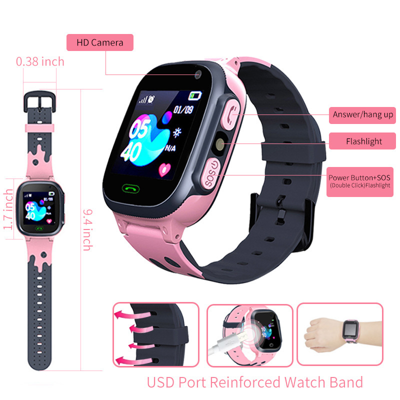 Jam Tangan Pintar Anak Jam Tan - Smartwatch Icon ulasan dan harga