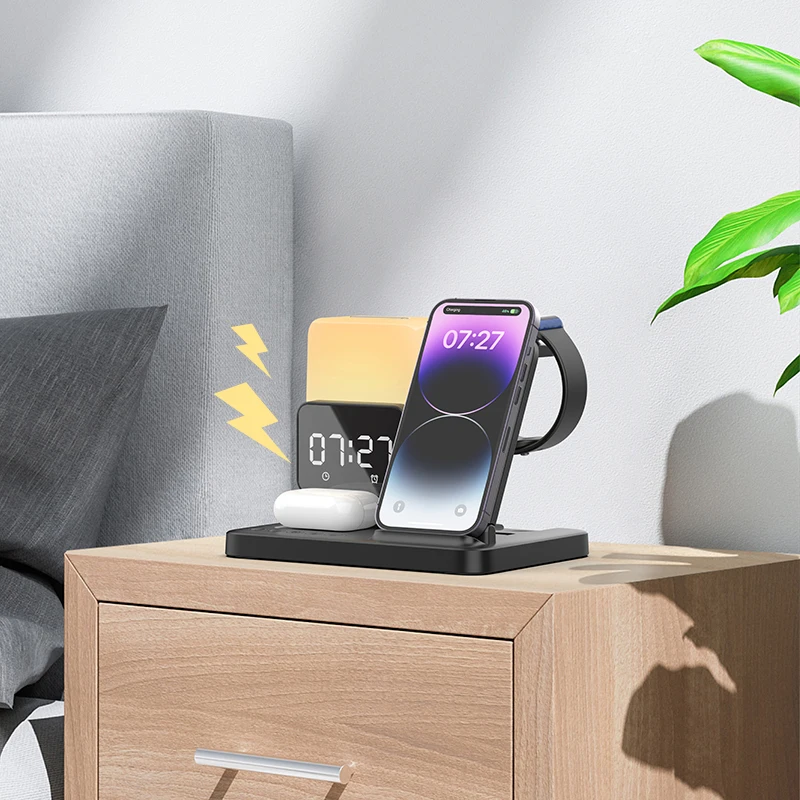 Dudukan pengisi daya nirkabel  - Smartwatch X12 ulasan dan harga