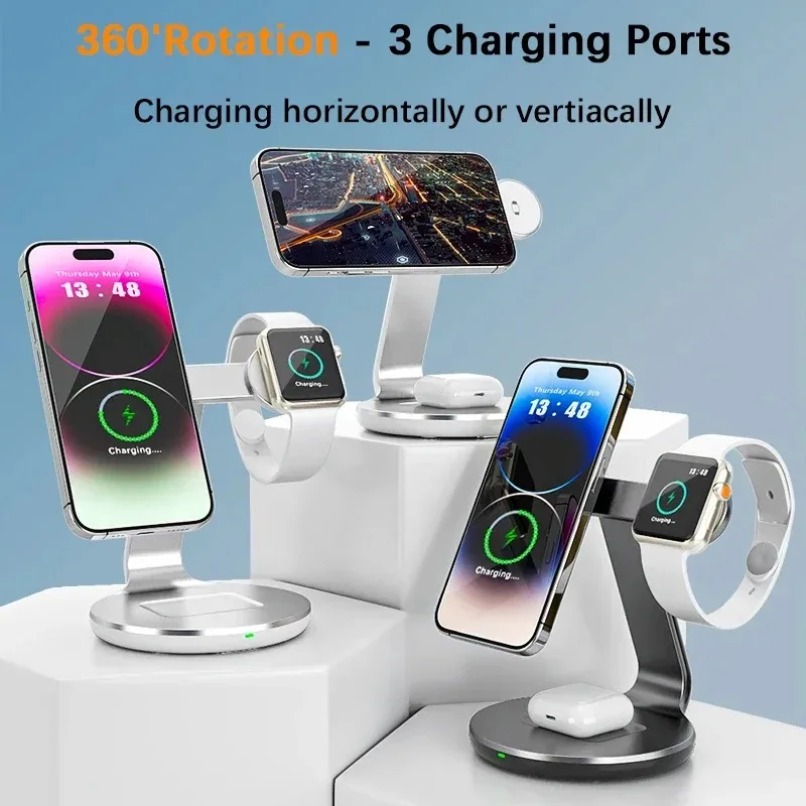 Stasiun Pengisian Daya Nirkabe - Watch Charging Dock ulasan dan harga