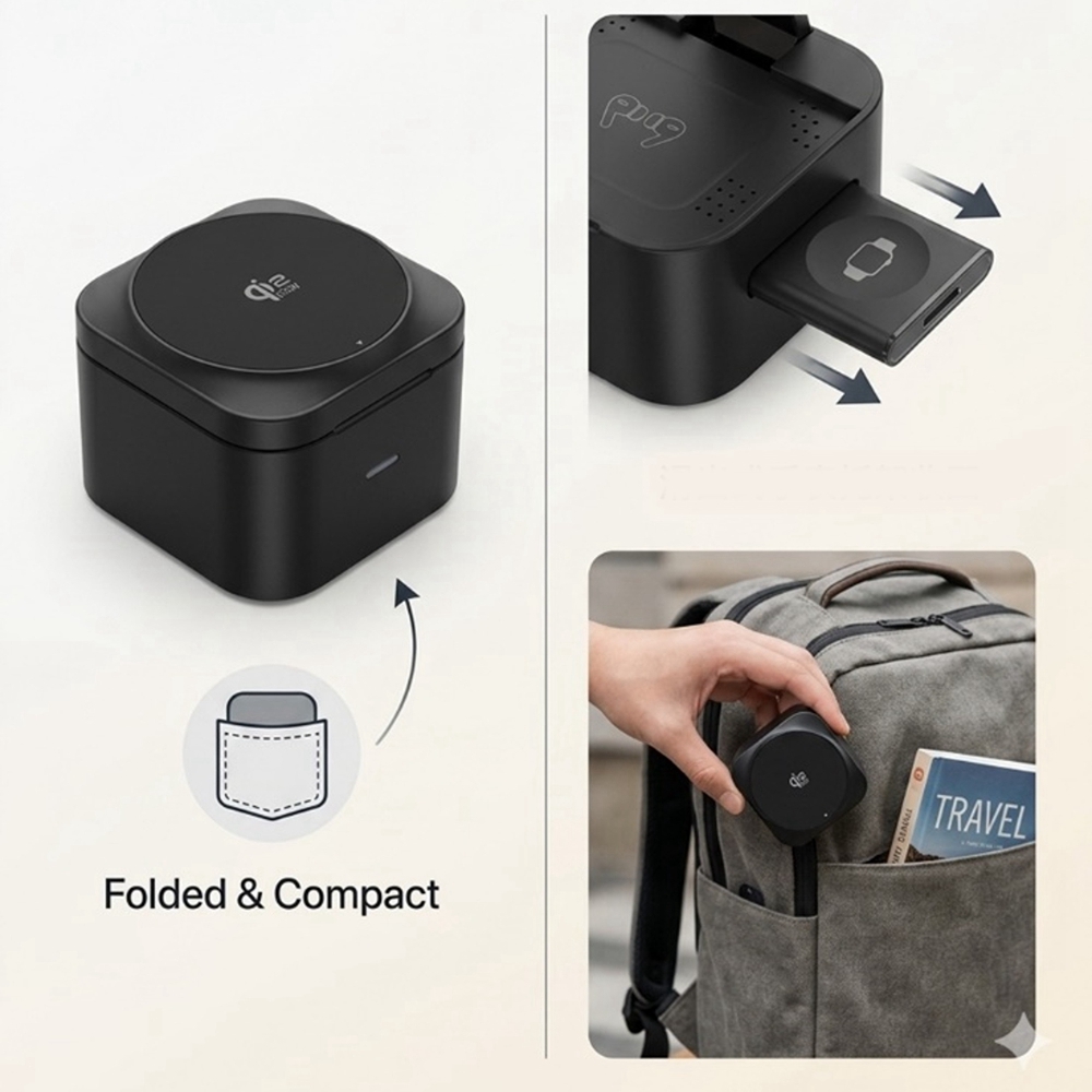 Qi2.2 3in1 Stasiun Pengisian D - Watch Charging Dock ulasan dan harga