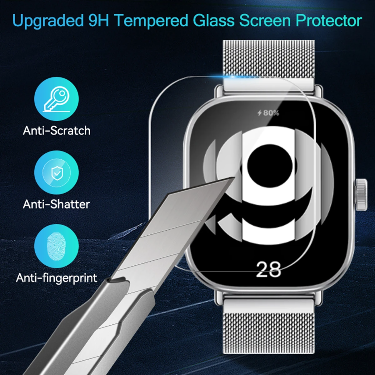 Kaca Tempered untuk Xiaomi Red - Smartwatch Icon ulasan dan harga