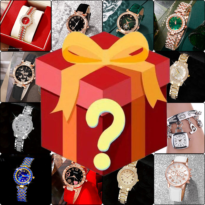 1 buah, kotak misteri kejutan  - Accessories With Watch ulasan dan harga