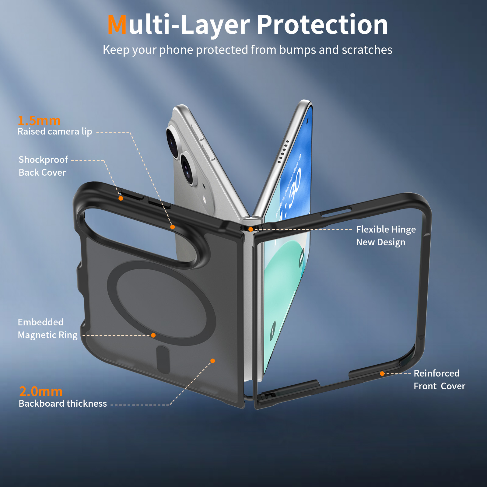 Casing Ponsel Magnetik Ultra T - Screen Protector Film ulasan dan harga