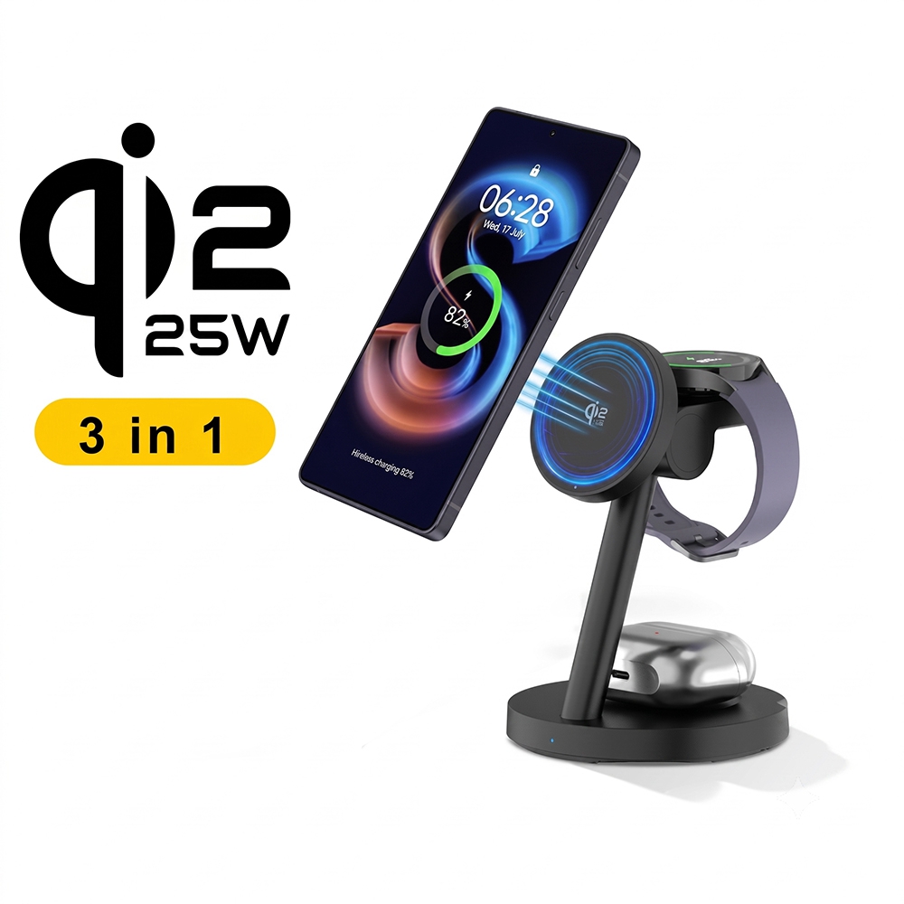 Qi2.2 25W Dock Pengisian Daya  - Smartwatch Ac ulasan dan harga