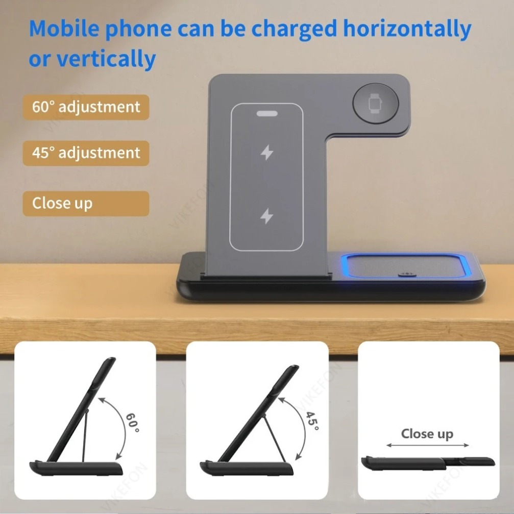 Stasiun Pengisian Daya Nirkabe - Watch Charging Dock ulasan dan harga