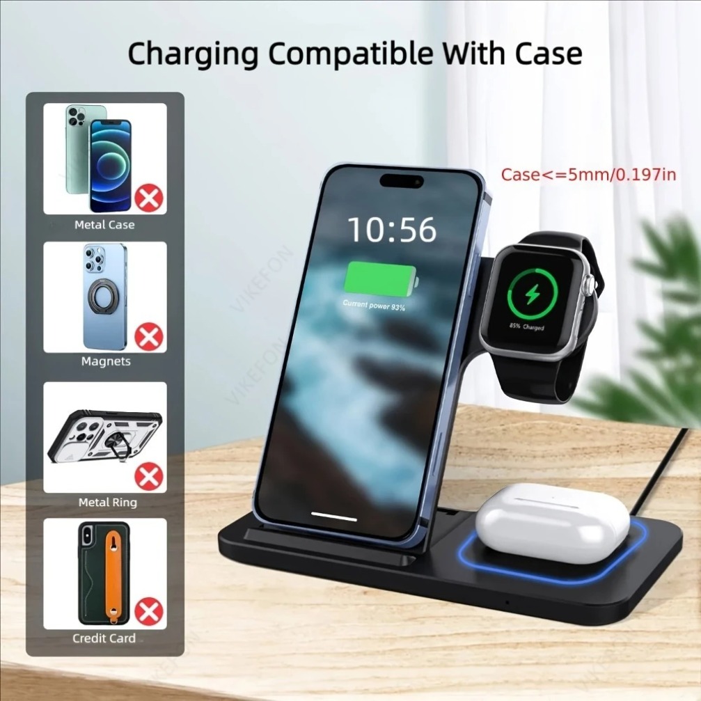 Stasiun Pengisian Daya Nirkabe - Watch Charging Dock ulasan dan harga