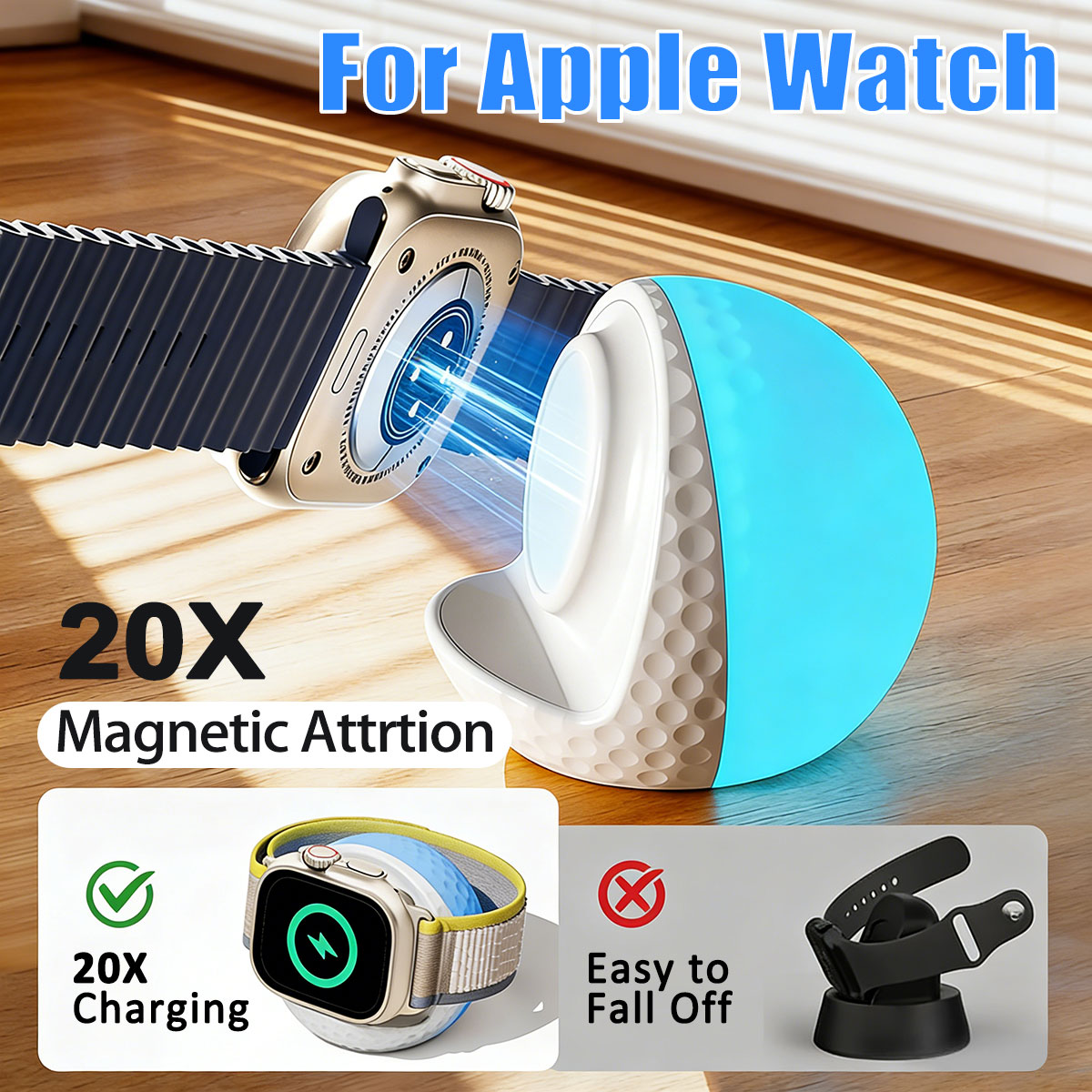 Dudukan Pengisi Daya Nirkabel  - Watch Charging Dock ulasan dan harga