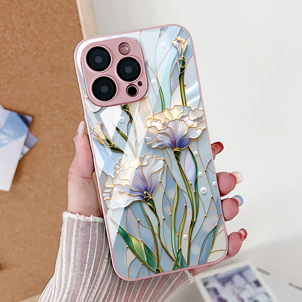 Casing Ponsel Bunga Teratai Un - Screen Protector Film ulasan dan harga