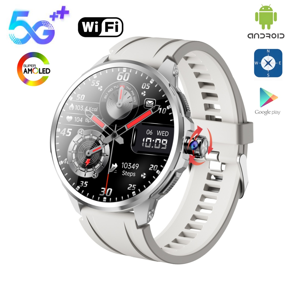 Jam tangan pintar Amoled H99,  - Smartwatch Instagram ulasan dan harga