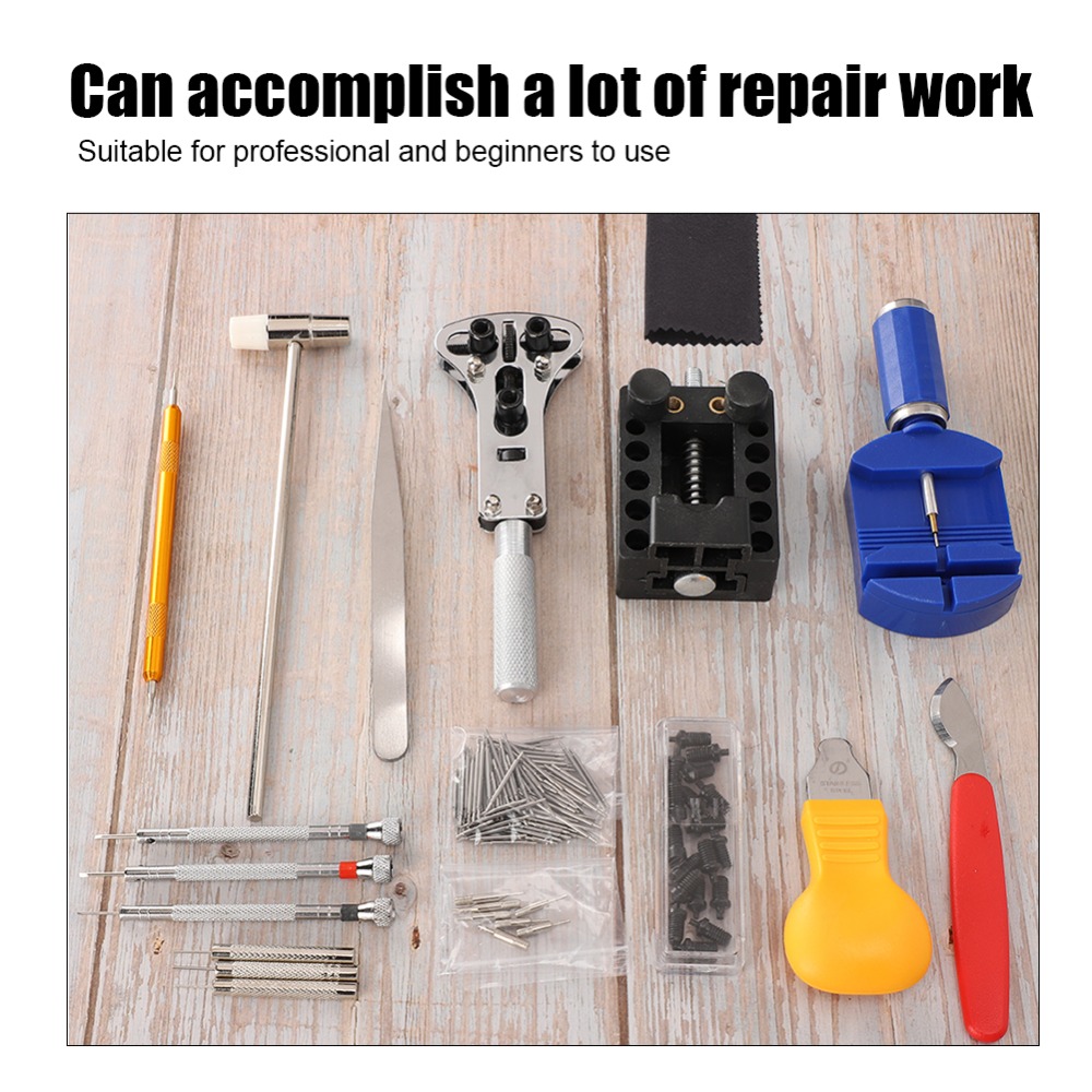 147 Pcs Kit Perbaikan Jam Tang - Tool Kit Strap Change ulasan dan harga