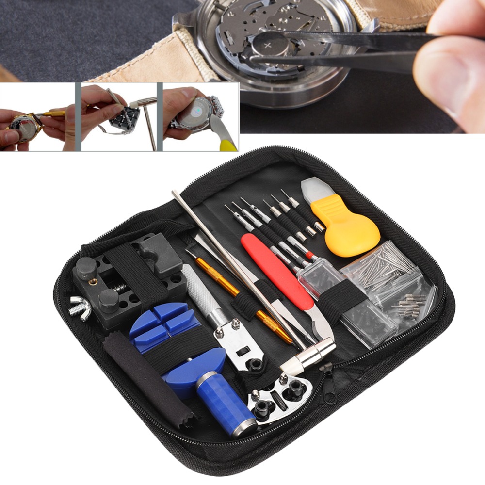 147 Pcs Kit Perbaikan Jam Tang - Tool Kit Strap Change ulasan dan harga